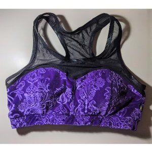 Purple Velvet Sport Bra